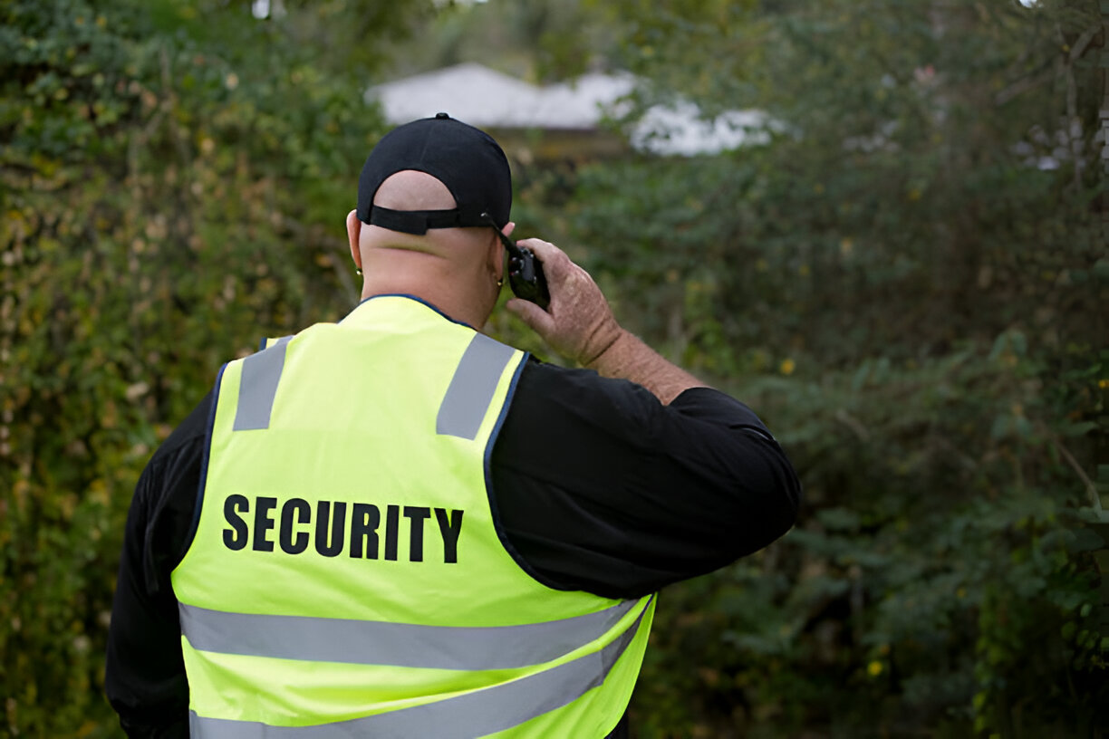 What is the difference between a static guard and a security guard?